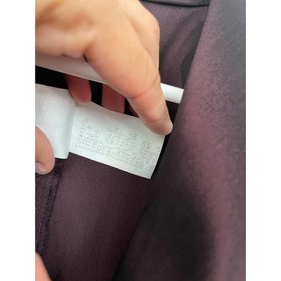 TADASHI gown in deep Bordeaux - Picture 5 of 6